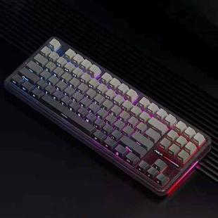 AULA F87 Pro 87 Keys Wired/2.4G/Bluetooth Three Model Customized RGB Mechanical Keyboard(Space Golden Shaft)