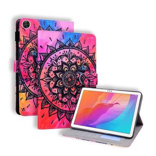 Huawei Enjoy Tablet 2 Coloured Drawing Horizontal Flip Leather Case with Holder & Card Slot & Photo Frame(Mandala)
