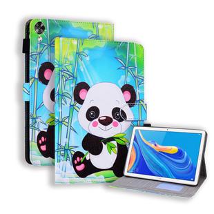 Huawei MediaPad M6 10.8 Coloured Drawing Horizontal Flip Leather Case with Holder & Card Slot & Photo Frame(Panda)