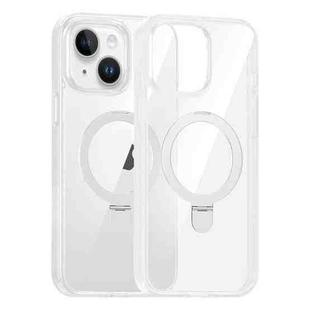 For iPhone 13 High Transparency MagSafe Holder Phone Case(Transparent)