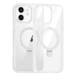 For iPhone 12 High Transparency MagSafe Holder Phone Case(Transparent)