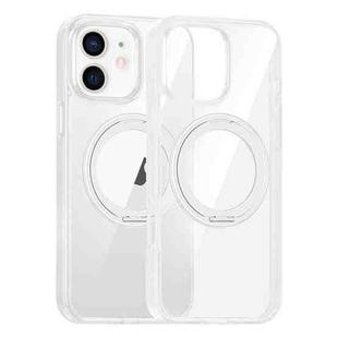 For iPhone 11 High Transparency 360 Degree Rotating Holder MagSafe Phone Case(Transparent)