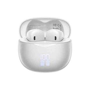 REMAX W39 Stereo Digital Display Wireless Bluetooth Earphone(White)