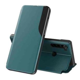 For Xiaomi Redmi Note 8 Attraction Flip Holder Leather Phone Case(Geen)