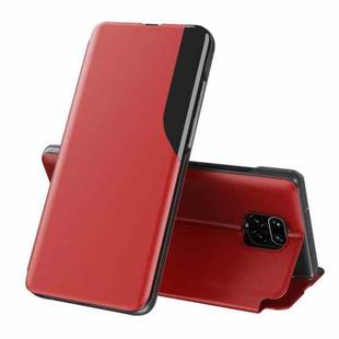 For Xiaomi Redmi Note 9 Pro Attraction Flip Holder Leather Phone Case(Red)