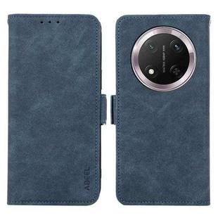 For Honor X9C 5G Global ABEEL Frosted Magnetic RFID Leather Phone Case(Blue)