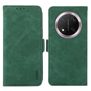 For Honor X9C 5G Global ABEEL Frosted Magnetic RFID Leather Phone Case(Green)