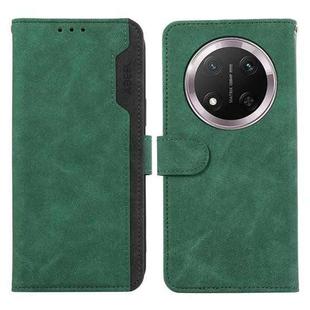 For Honor X9C 5G Global ABEEL Color Block Magnetic RFID Leather Phone Case(Green-Black)