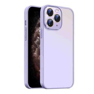 For iPhone 11 Pro Max Nano Semi-transparent Frosted Skin Feel Phone Case(Lilac Purple)