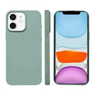 For iPhone 11 Liquid Silicone Phone MagSafe Case(Light Green)
