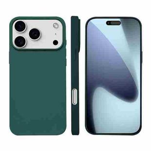 For iPhone 17 Pro Max Liquid Silicone Phone MagSafe Case(Dark Green)