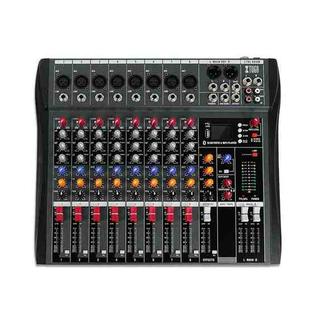 XTUGA CT80X 8-Channels Audio Mixer DJ Mixing Console with 48V Power Supply(EU Plug)