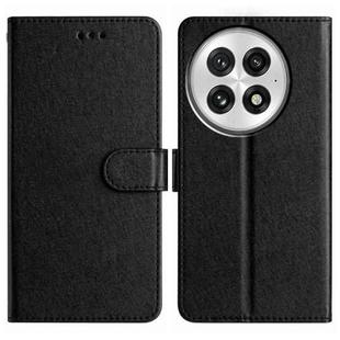 For OnePlus 13 Silk Texture Horizontal Flip Leather Phone Case(Black)