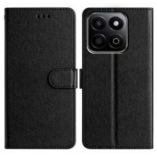 For Honor X7C 4G / 200 Smart Silk Texture Horizontal Flip Leather Phone Case(Black)