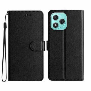For Honor 400 Lite Silk Texture Horizontal Flip Leather Phone Case(Black)