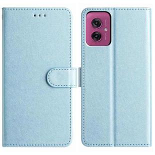 For Motorola Moto G55 Silk Texture Horizontal Flip Leather Phone Case(Light Blue)