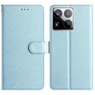 For Xiaomi 15 Pro Silk Texture Horizontal Flip Leather Phone Case(Light Blue)
