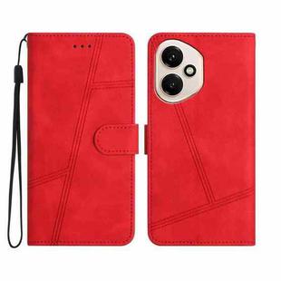 For Honor 400 Global Skin-feel Stitching Leather Phone Case(Red)