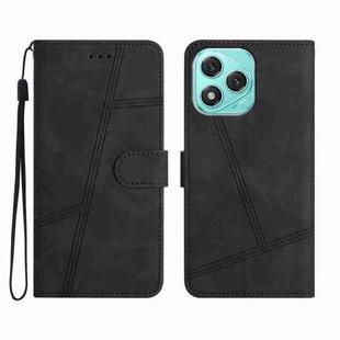 For Honor 400 Lite Skin-feel Stitching Leather Phone Case(Black)