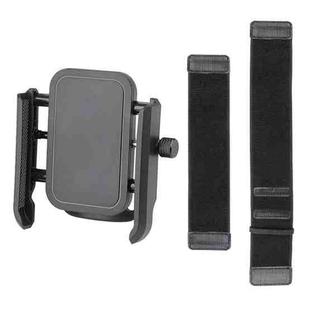 Elastic Wristband Hands Free Phone Clamp Holder, Wristband Length:24cm + 38cm(Black)