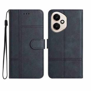 For Honor 400 Global Cowhide Texture Stitching Leather Phone Case(Dark Blue)