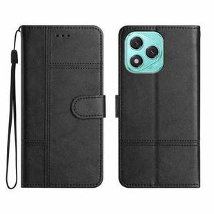 For Honor 400 Lite Cowhide Texture Stitching Leather Phone Case(Black)