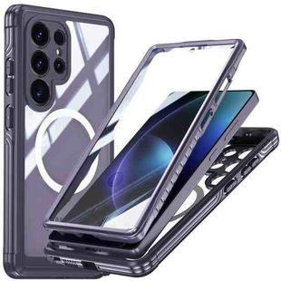 For Samsung Galaxy S25 Ultra 5G RedPepper Tempered Glass MagSafe Phone Case(Purple)