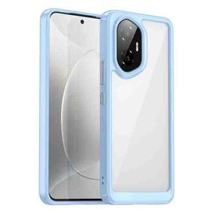 For Honor 300 Colorful Series Acrylic Hybrid TPU Phone Case(Blue)