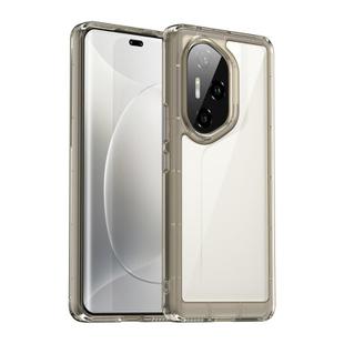For Honor 300 Ultra Colorful Series Acrylic Hybrid TPU Phone Case(Transparent Grey)
