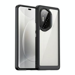 For Honor 300 Pro Colorful Series Acrylic Hybrid TPU Phone Case(Black)