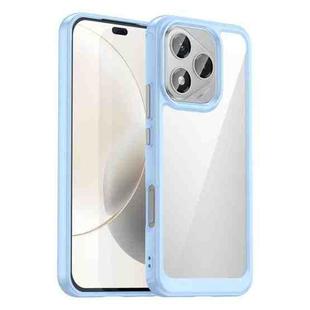 For Honor X70i Colorful Series Acrylic Hybrid TPU Phone Case(Blue)