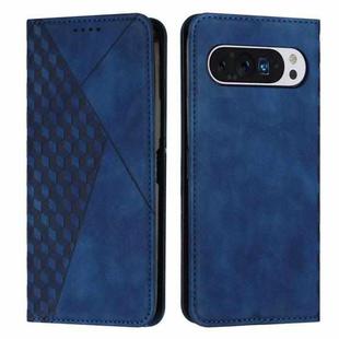 For Google Pixel 10 / 10 Pro Diamond Splicing Skin Feel Magnetic Leather Phone Case(Blue)