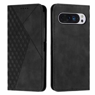 For Google Pixel 10 / 10 Pro Diamond Splicing Skin Feel Magnetic Leather Phone Case(Black)