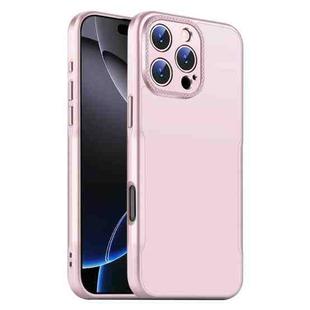 For iPhone 16 Pro Max Blade Slim AG Matte Shockproof Phone Case(Pink)