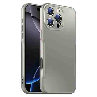 For iPhone 16 Pro Max Blade Slim AG Matte Shockproof Phone Case(Titanium Gray)