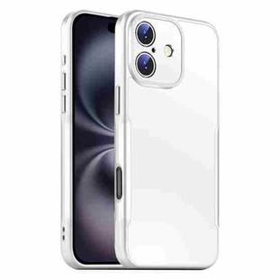 For iPhone 16 Plus Blade Slim AG Matte Shockproof Phone Case(White)