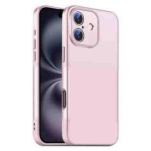 For iPhone 16 Plus Blade Slim AG Matte Shockproof Phone Case(Pink)