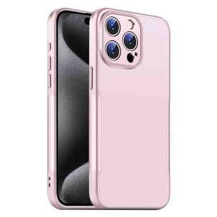 For iPhone 15 Pro Max Blade Slim AG Matte Shockproof Phone Case(Pink)