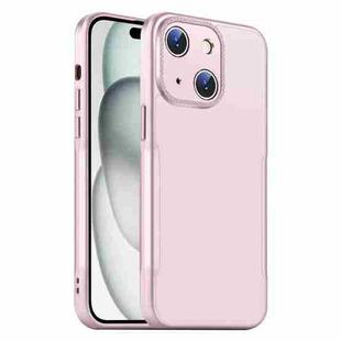 For iPhone 15 Blade Slim AG Matte Shockproof Phone Case(Pink)