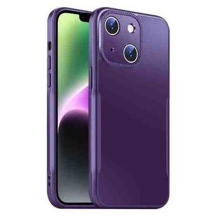 For iPhone 14 Blade Slim AG Matte Shockproof Phone Case(Dark Purple)