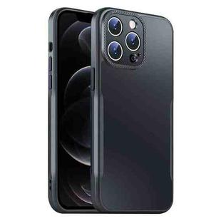 For iPhone 12 Pro Max Blade Slim AG Matte Shockproof Phone Case(Black)