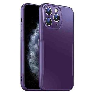 For iPhone 11 Pro Max Blade Slim AG Matte Shockproof Phone Case(Dark Purple)