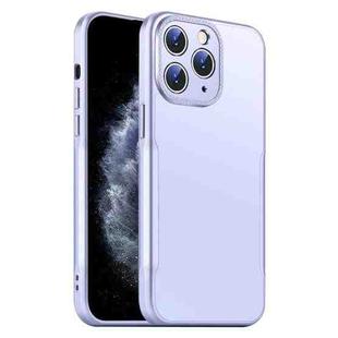 For iPhone 11 Pro Max Blade Slim AG Matte Shockproof Phone Case(Purple)