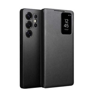 For Samsung Galaxy S25 5G QIALINO Magnetic Genuine Leather Phone Case(Black)