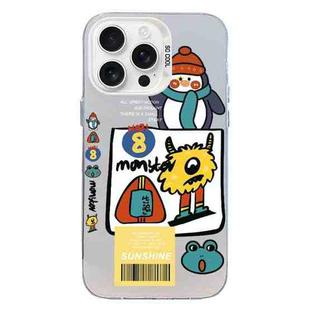 For iPhone 16 Pro Max Christmas Series PC Full Coverage Pattern Phone Case(CW049 White)