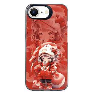 For iPhone 7 / 8 / SE 2020 2022 Christmas Series PC Full Coverage Pattern Phone Case(CK098 Girl)