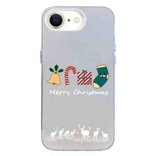 For iPhone 7 / 8 / SE 2020 2022 Christmas Series PC Full Coverage Pattern Phone Case(CW052 White)