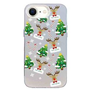 For iPhone 7 / 8 / SE 2020 2022 Christmas Series PC Full Coverage Pattern Phone Case(CW057 White)