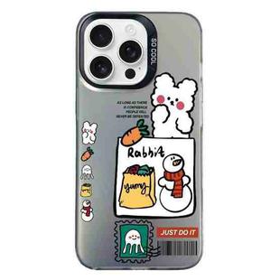 For iPhone 13 Pro Max Christmas Series PC Full Coverage Pattern Phone Case(CK050 Black)