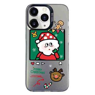 For iPhone 11 Pro Max Christmas Series PC Full Coverage Pattern Phone Case(CK053 Black)
